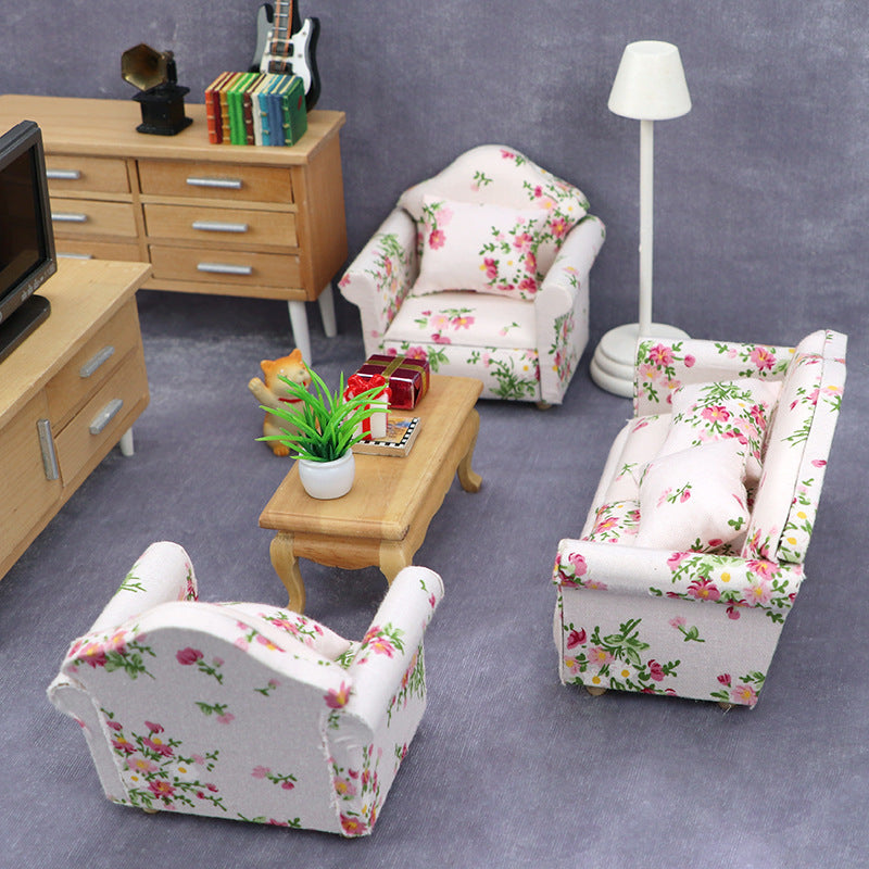 Mini Floral Sofa