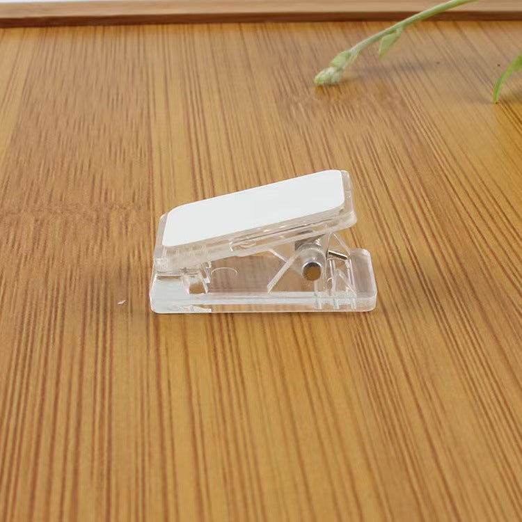 Self-Adhesive Badge Clips
