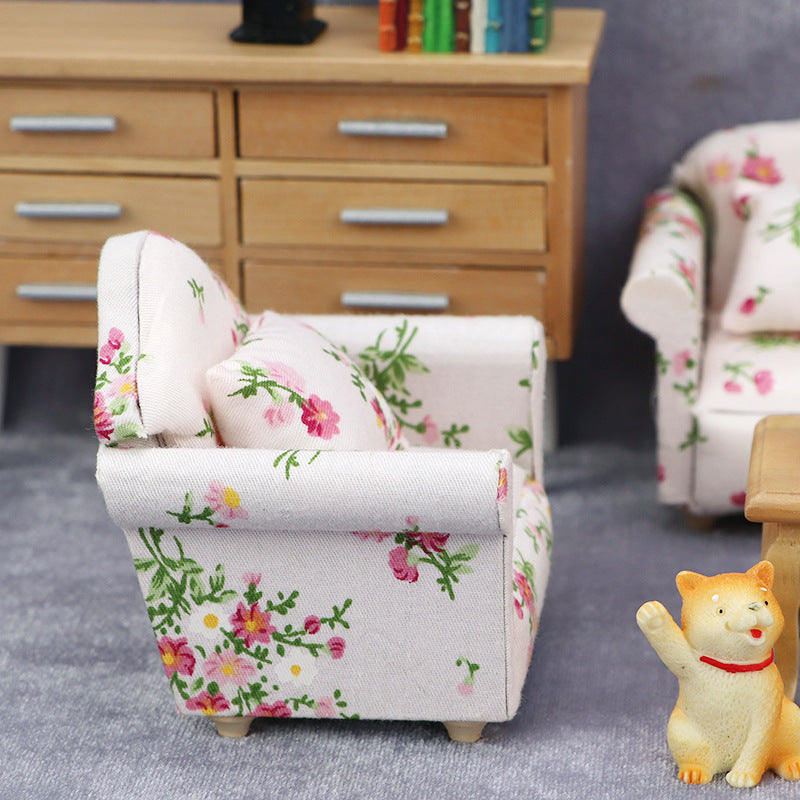 Mini Floral Sofa