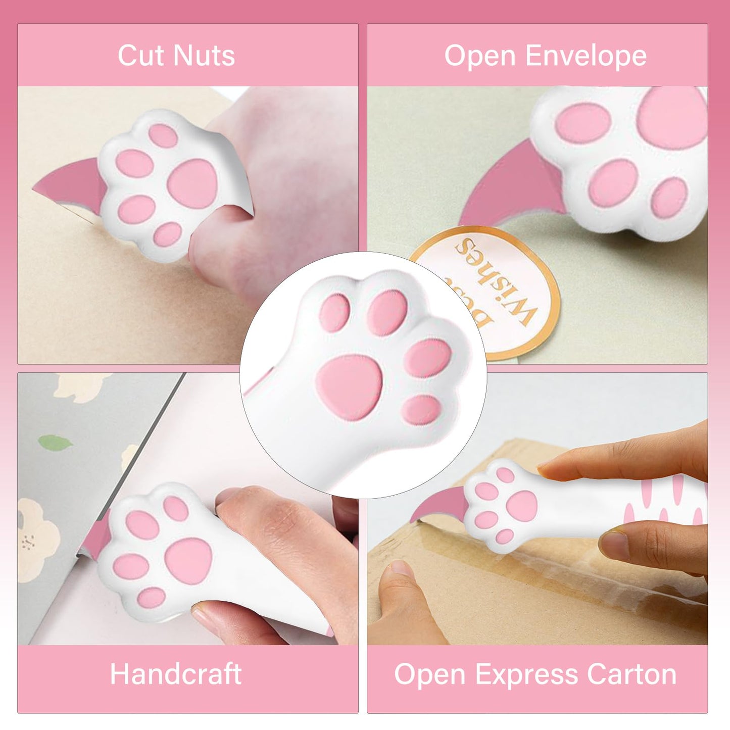 Cat Paw Retractable Box Cutter