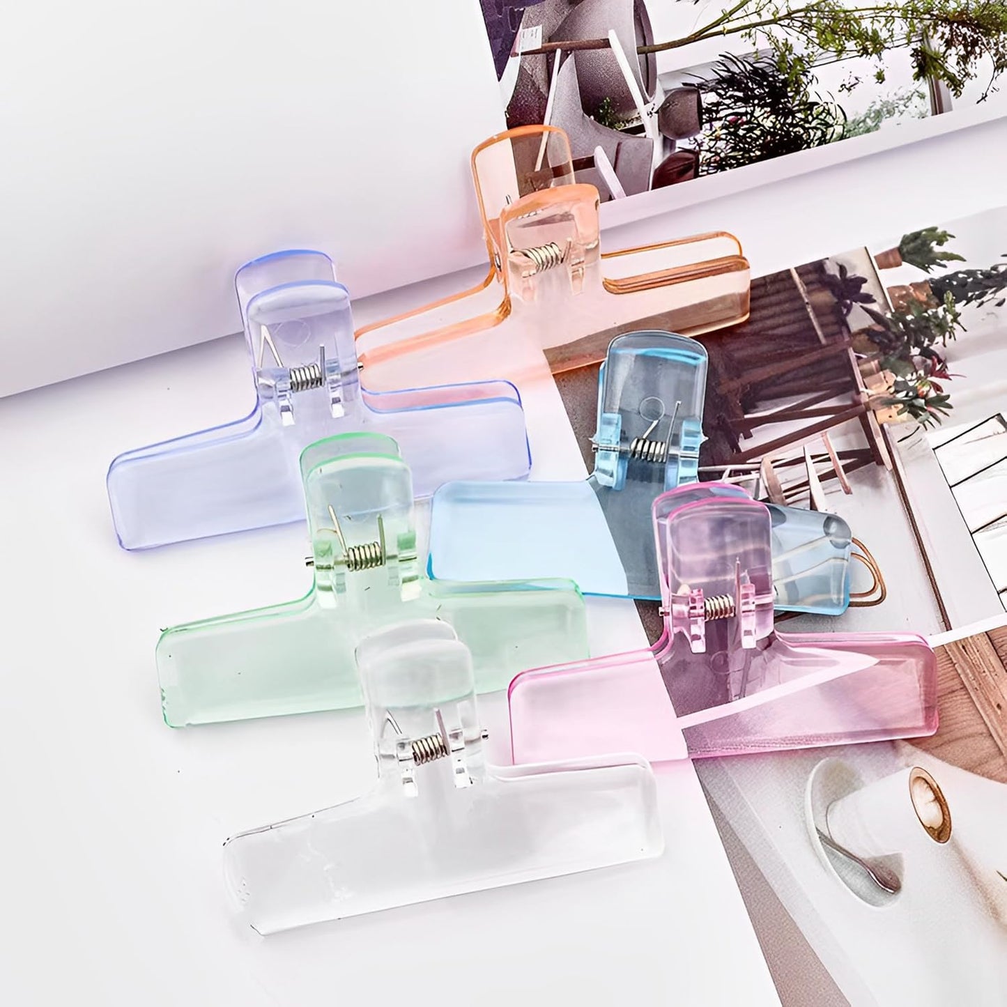 Creative Transparent Binder Clips