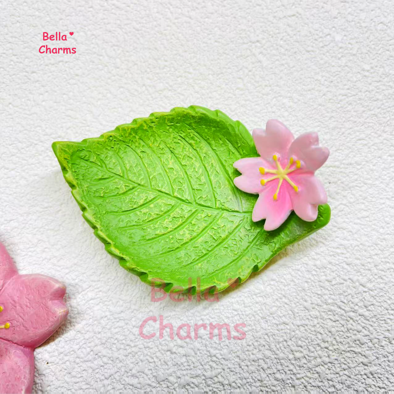 Sakura flower and leaf Charm