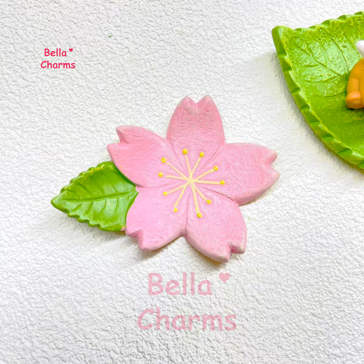 Sakura flower and leaf Charm