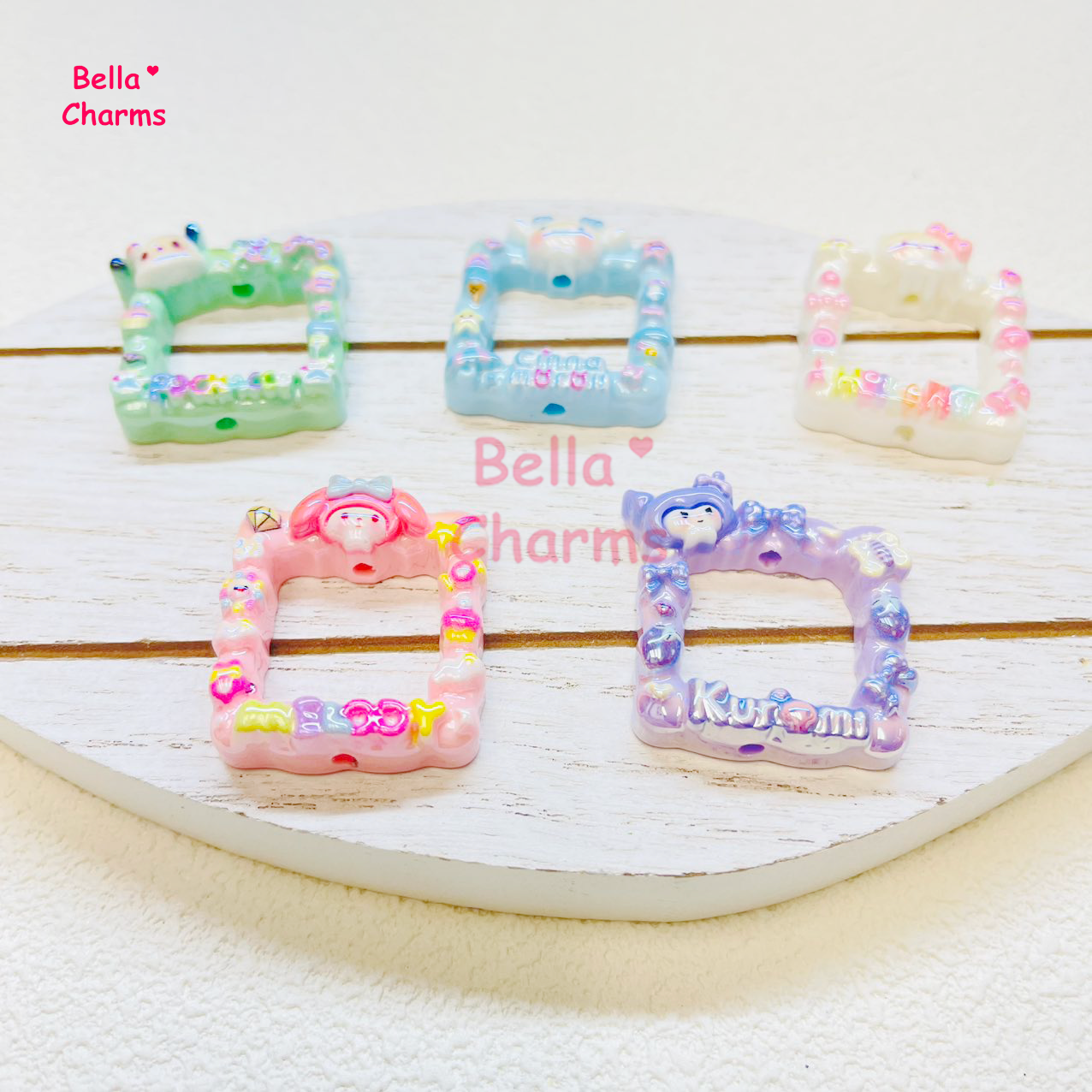 AB color Sanrio Frame Beads Charm