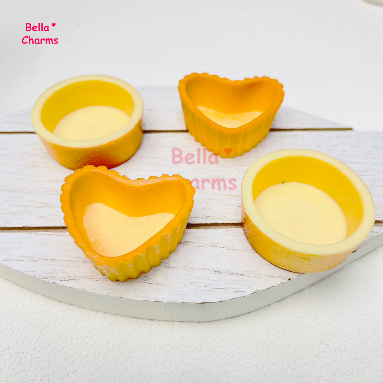 Waffle bowel for cream glue DIY Charm