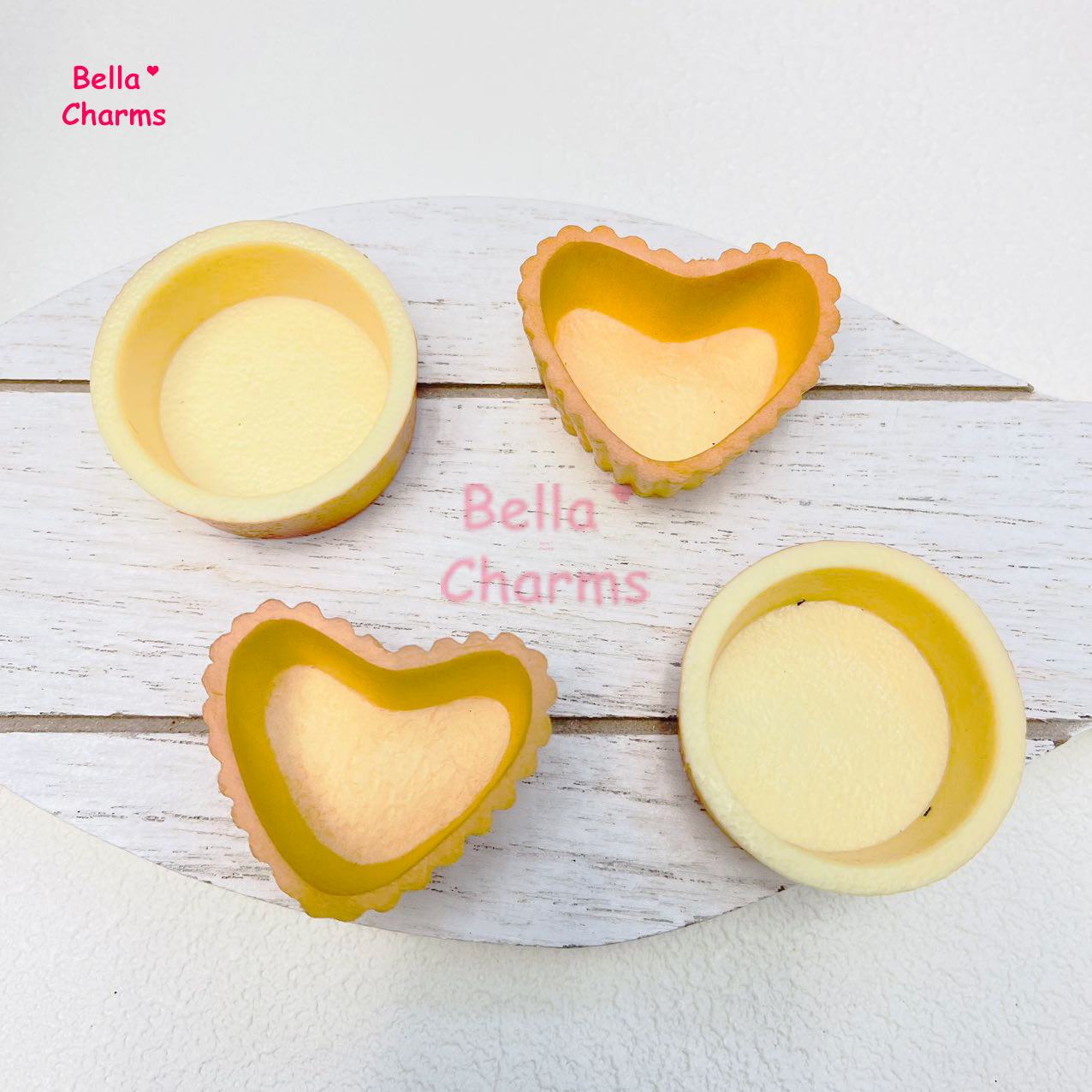 Waffle bowel for cream glue DIY Charm
