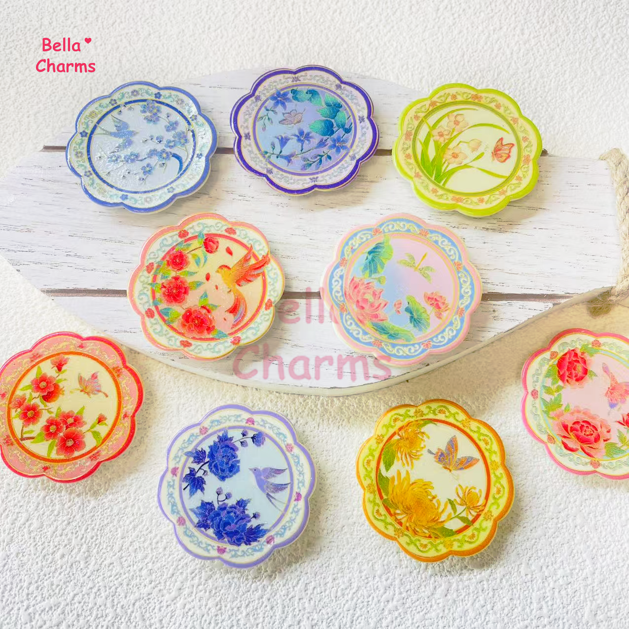 Traditional Fancy plate Charm