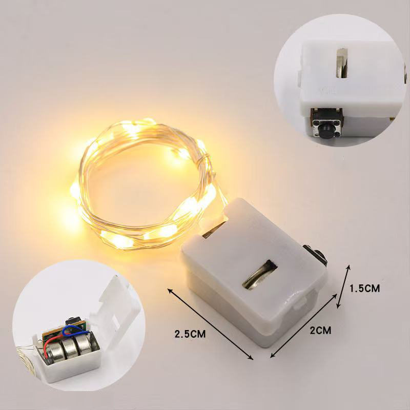 Warm White & Pink LED String Lights - Perfect for DIY, Parties, and Home Decor charm