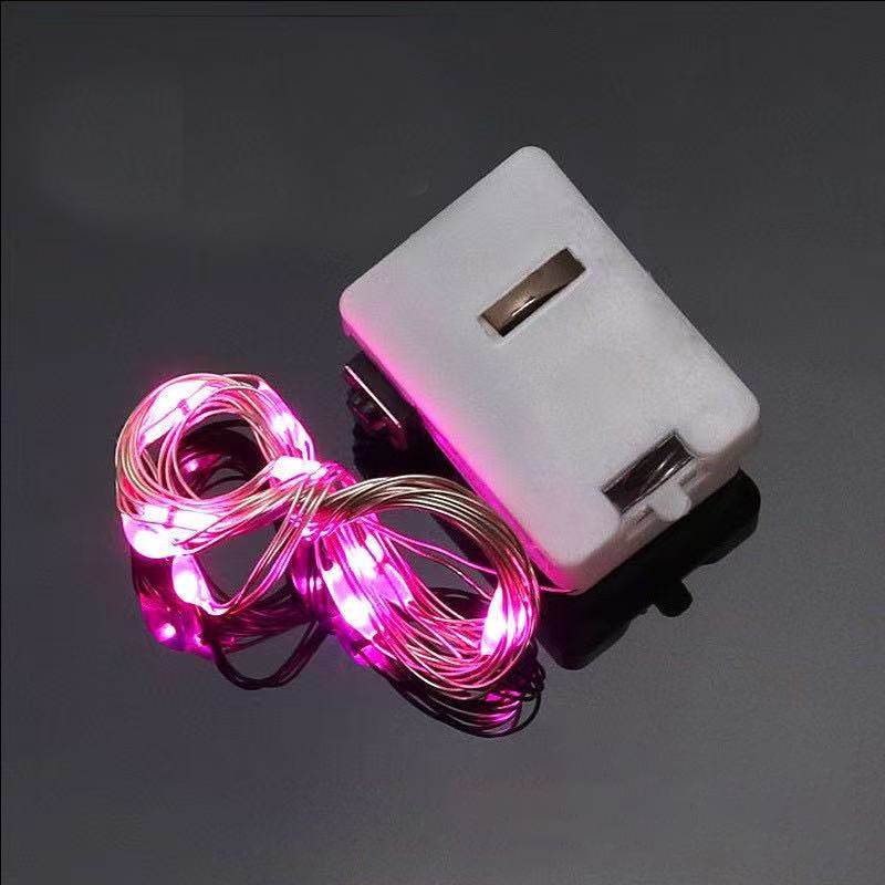 Warm White & Pink LED String Lights - Perfect for DIY, Parties, and Home Decor charm