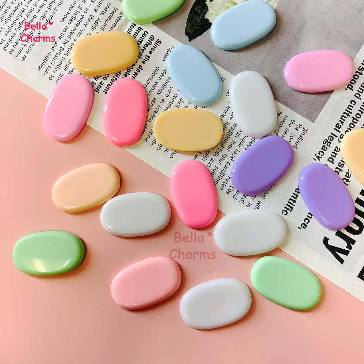 Pastel Stone board charm