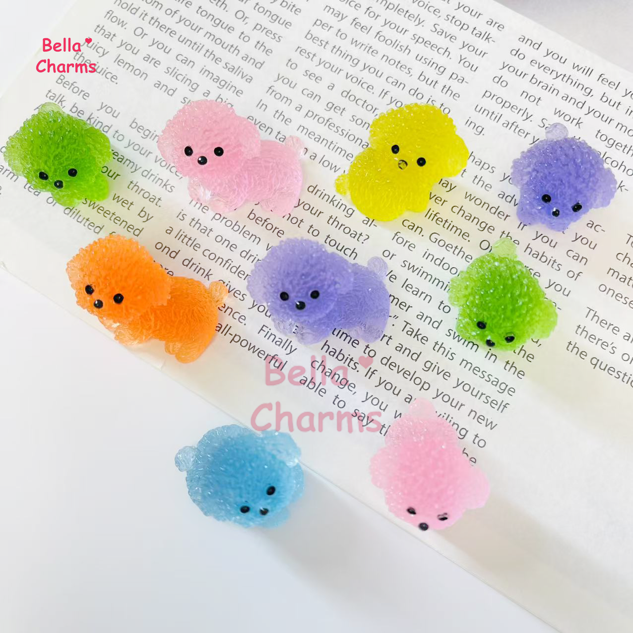 Glow dog charm