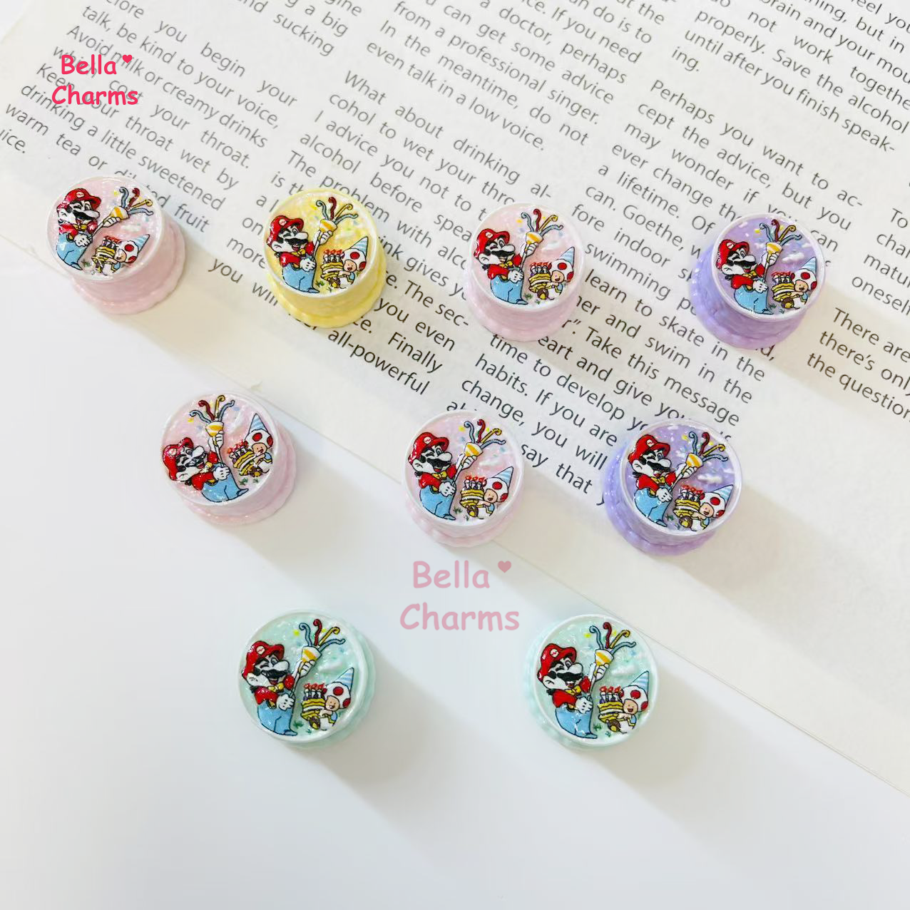 Mario cake Charm