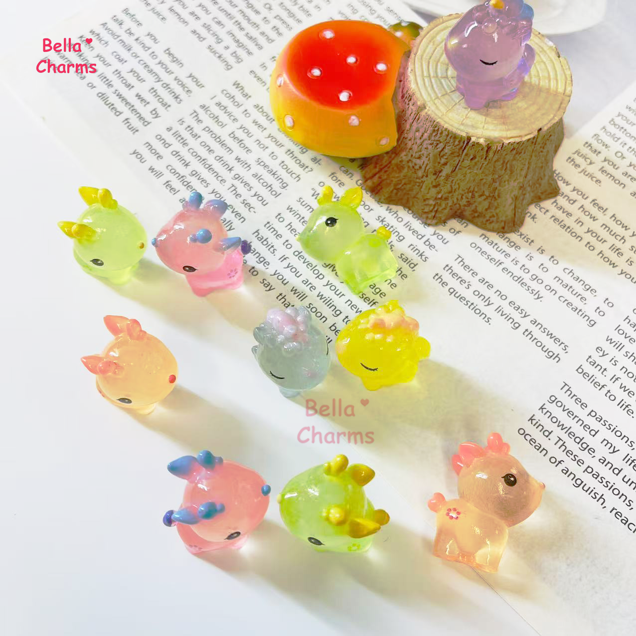 Glow cute deer charm