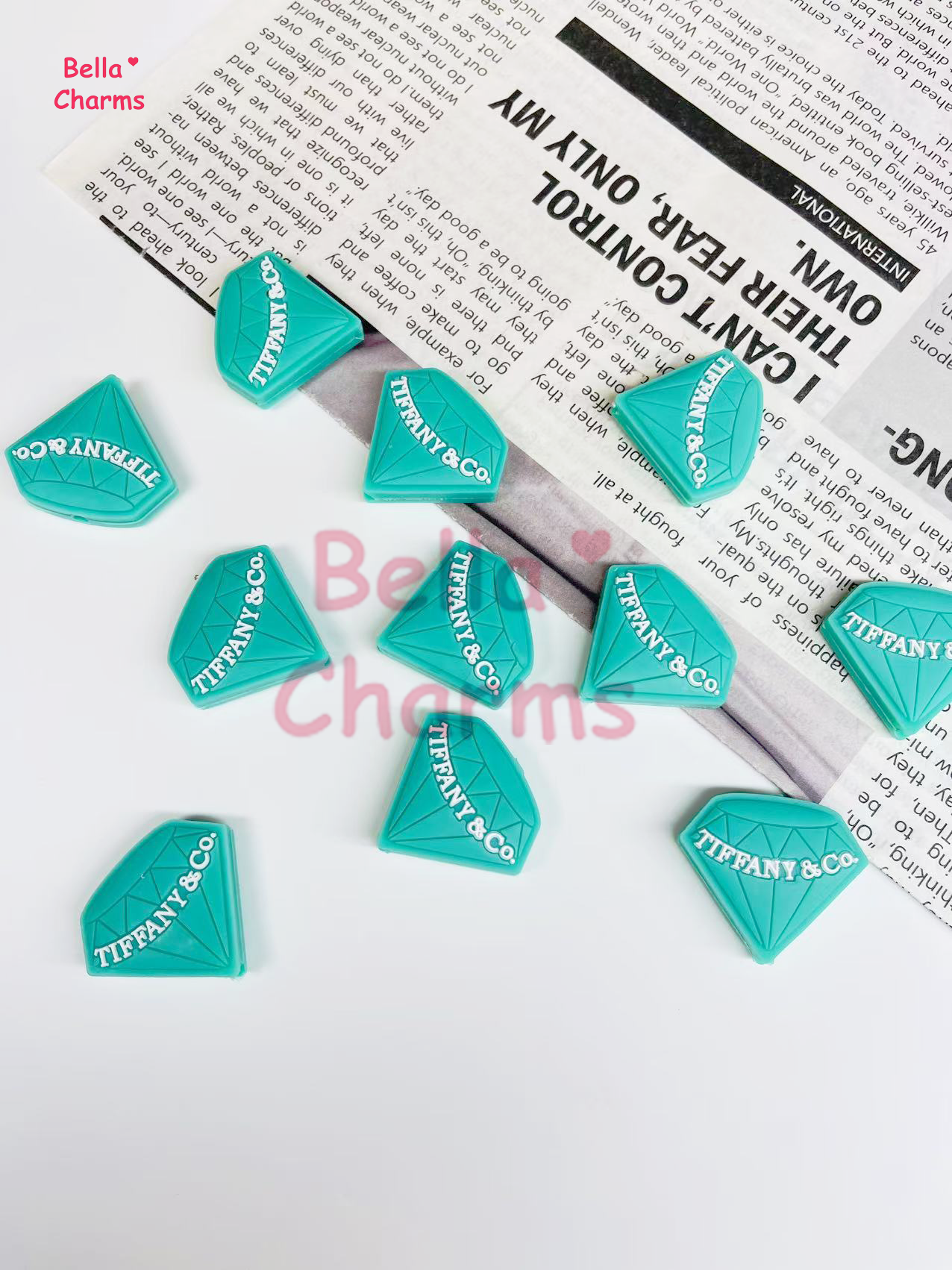 Tiffany Diamond Focal Beads charm