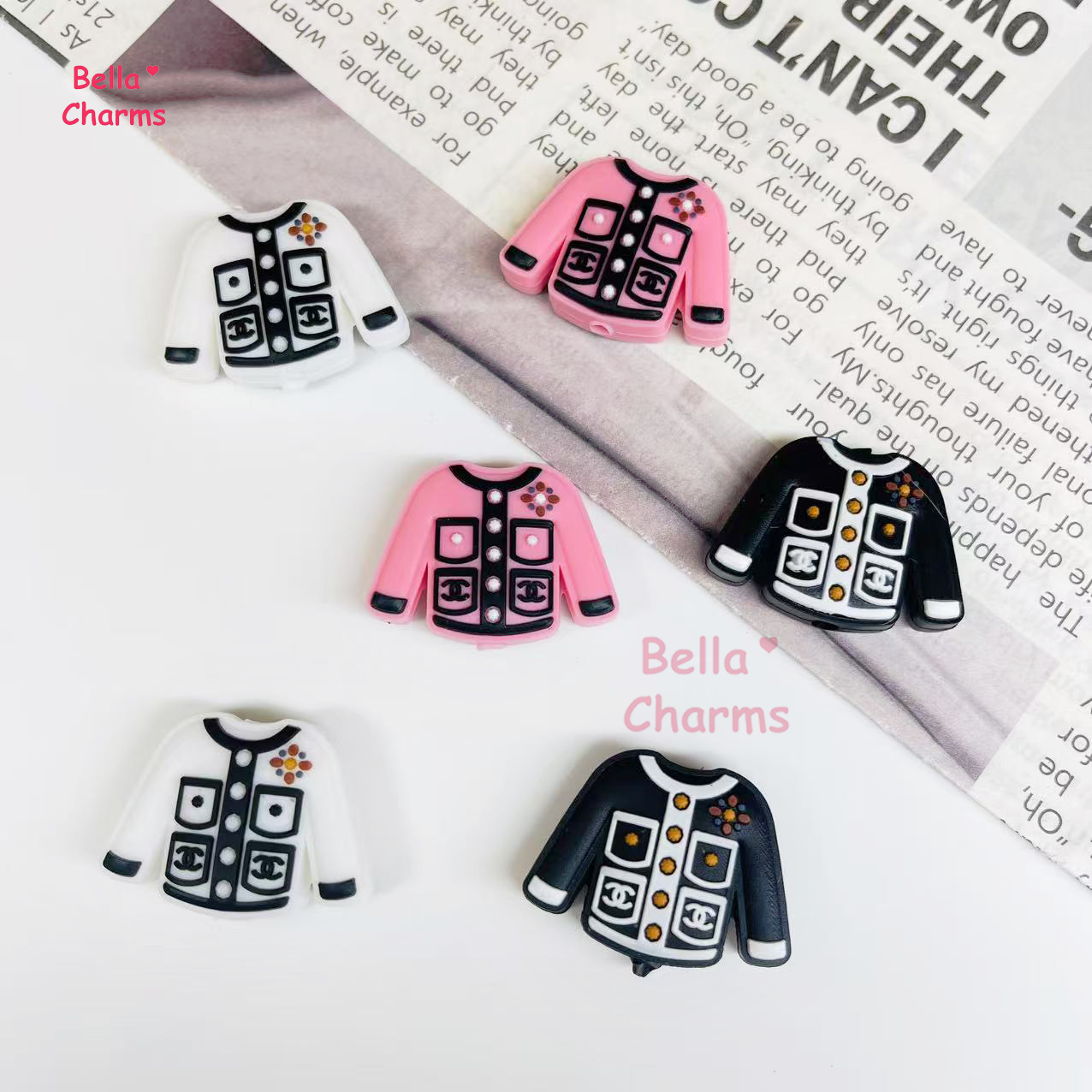 CC jacket Focal beads charm
