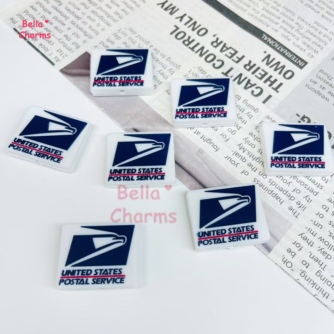 USPS focal beads charm
