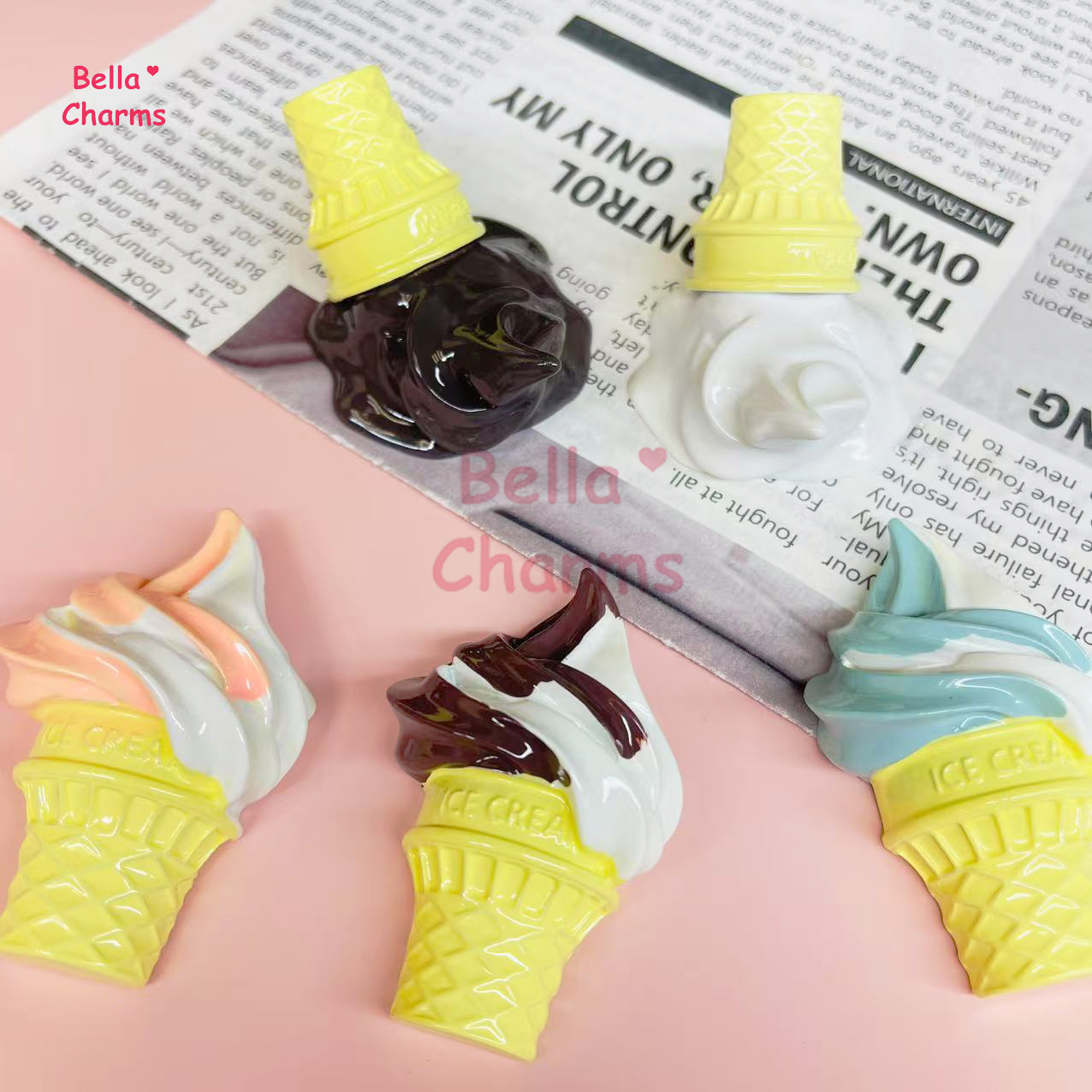 Large ice cream charm