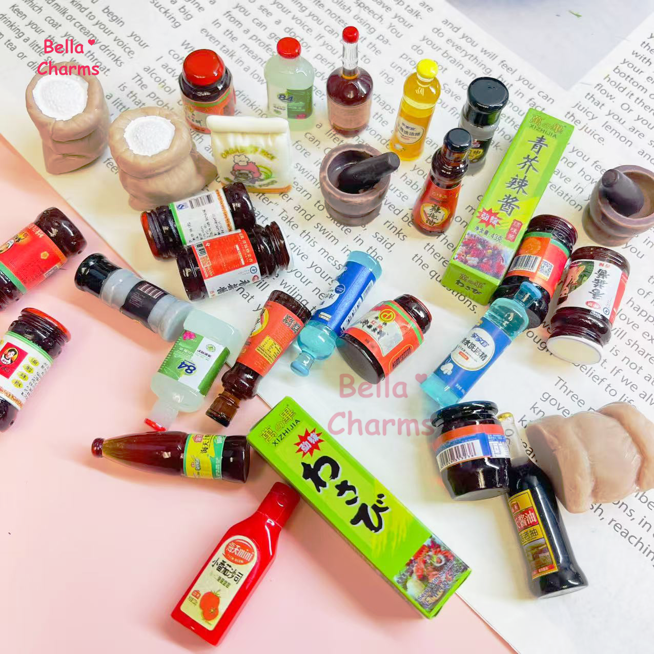 Kitchen condiment mix charm