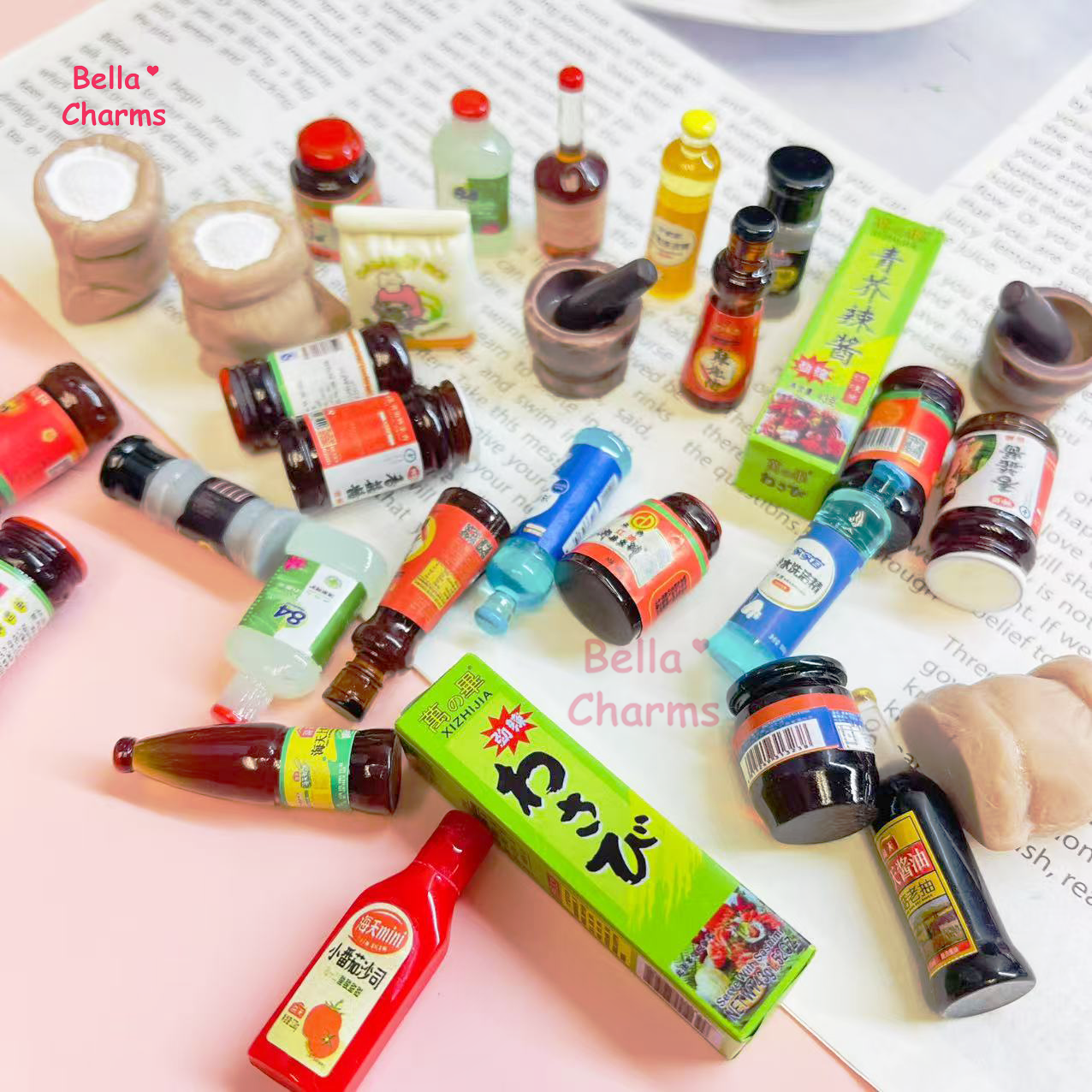 Kitchen condiment mix charm