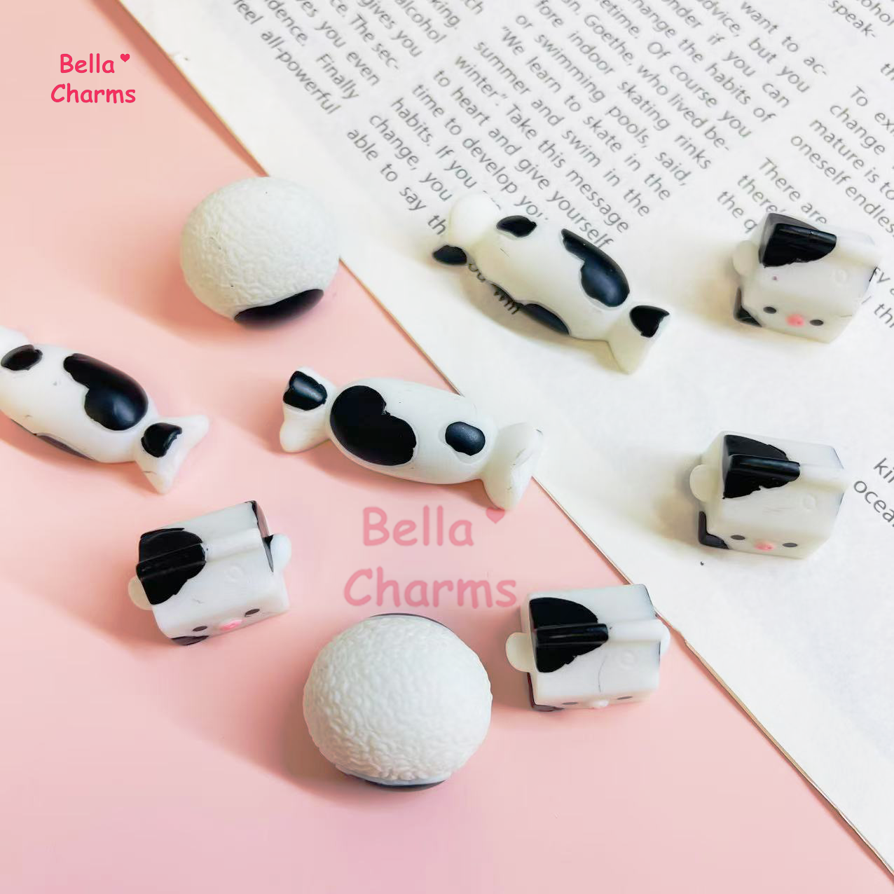 Cow food mix charm