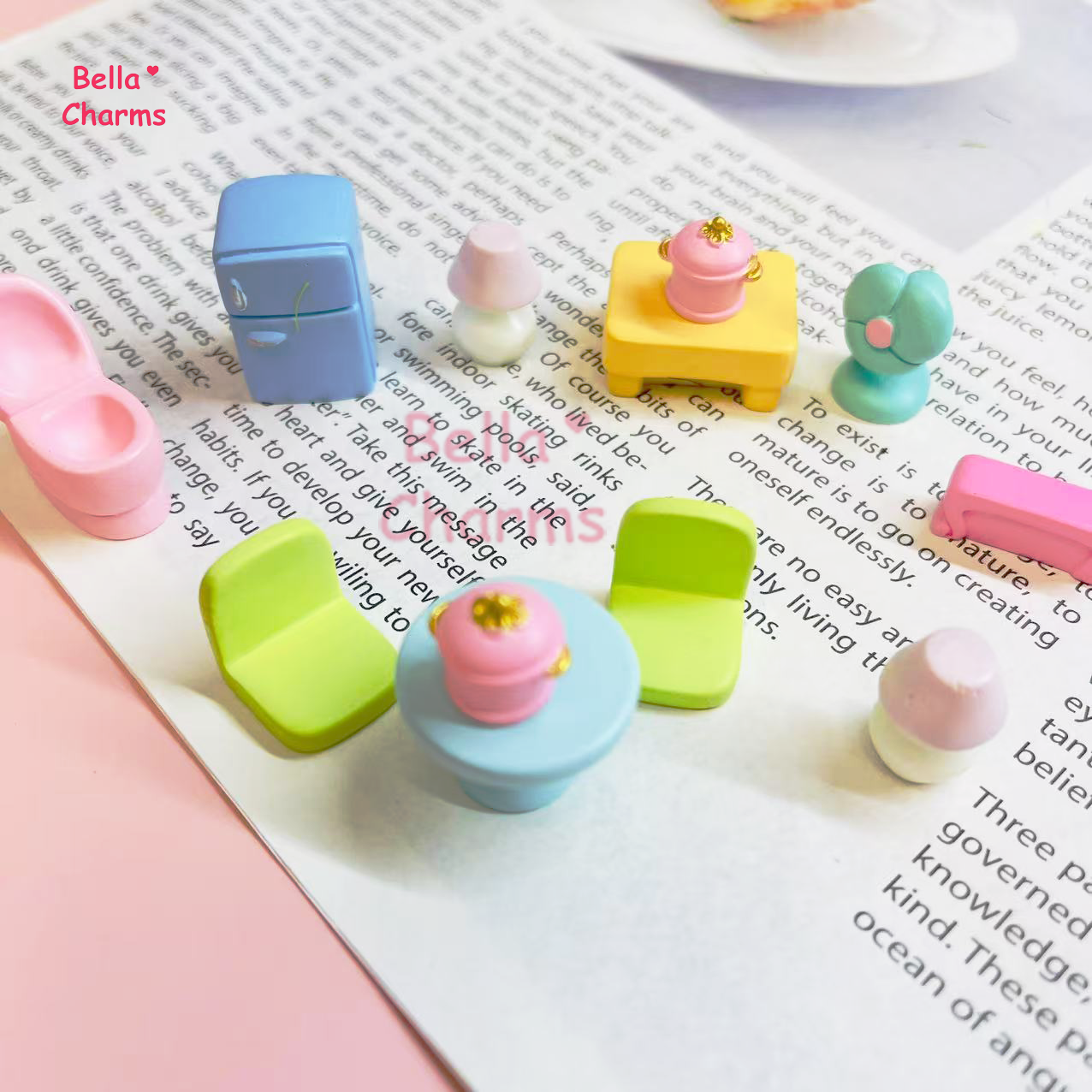 Mini furniture charm