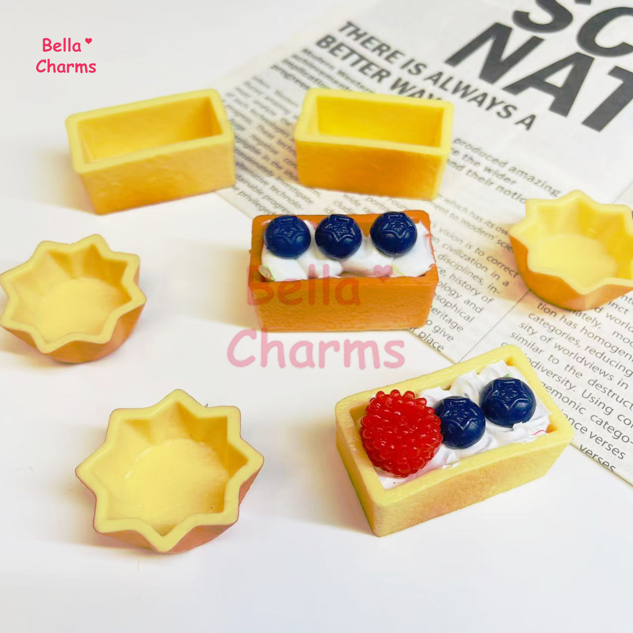 Waffle box for cream glue DIY (box only) charm