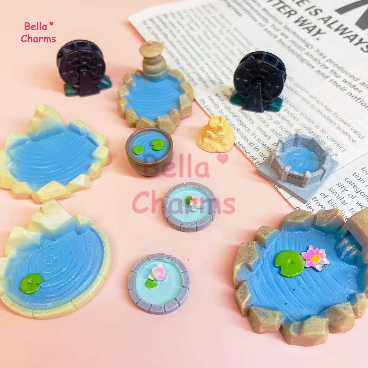 Nature Pool mix charm
