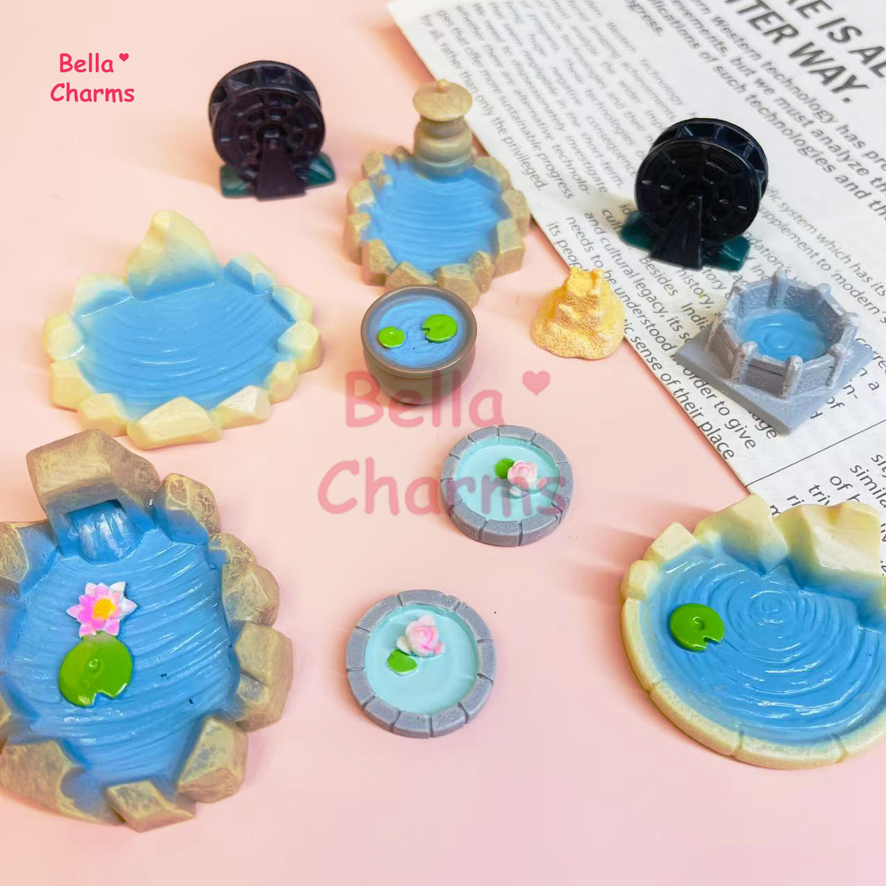 Nature Pool mix charm