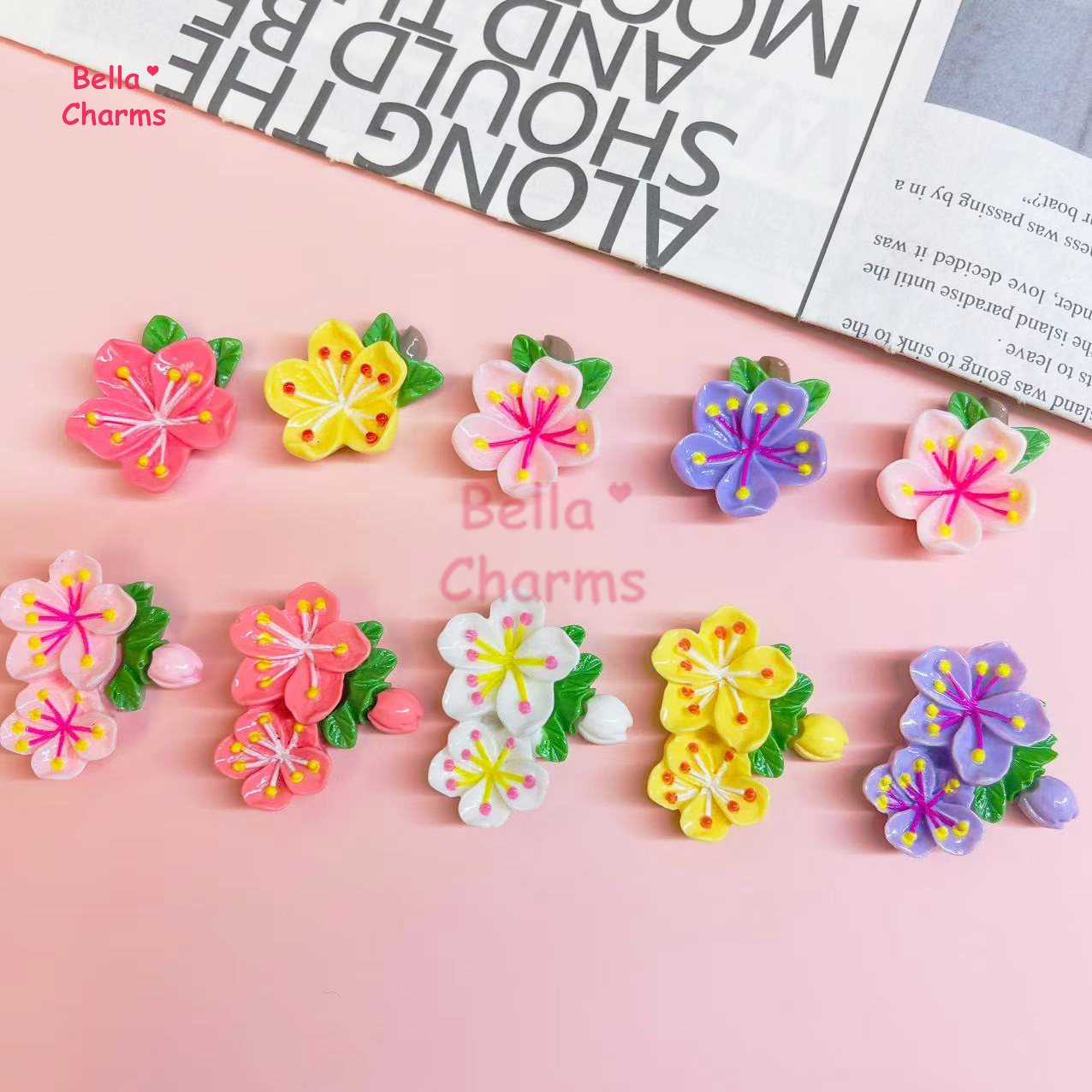 Sakura flower charm