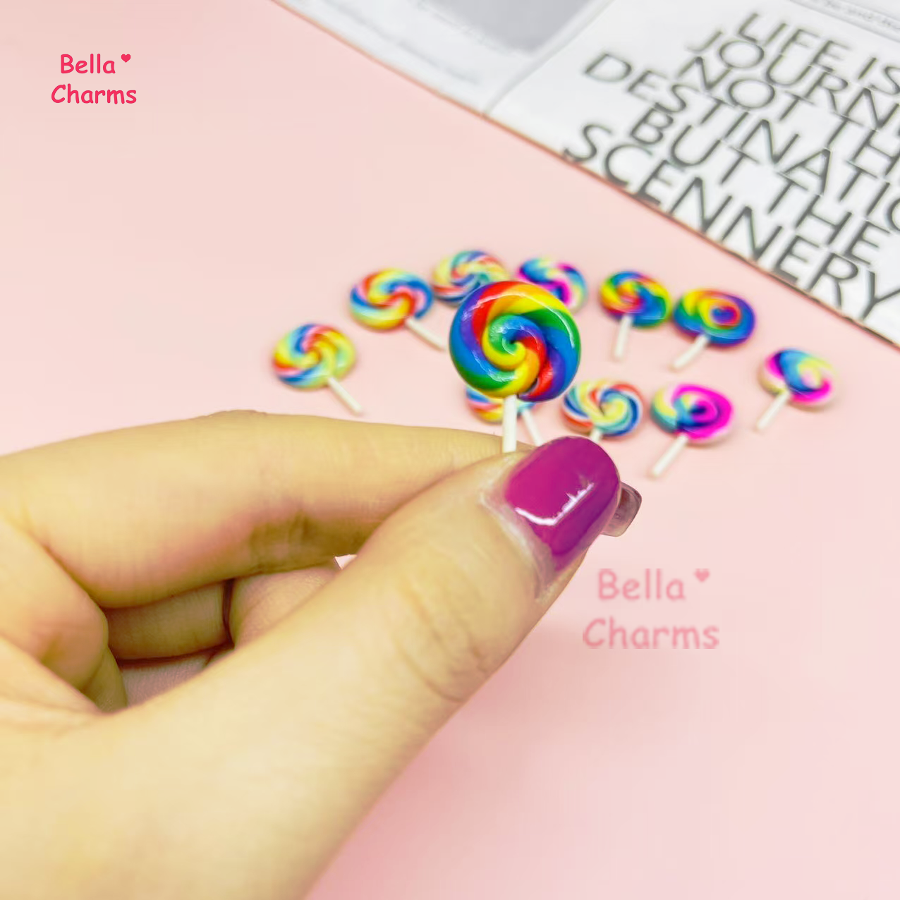 Mini lollipop charm