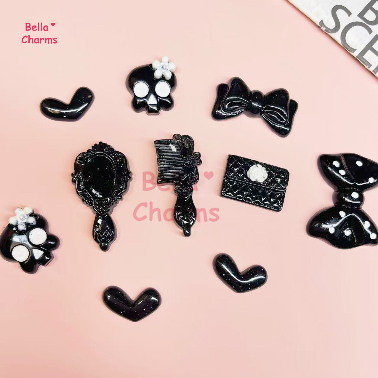 Black charm mix charm