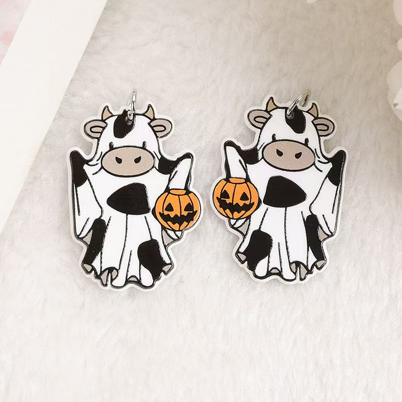 Acrylic spooky animal charm