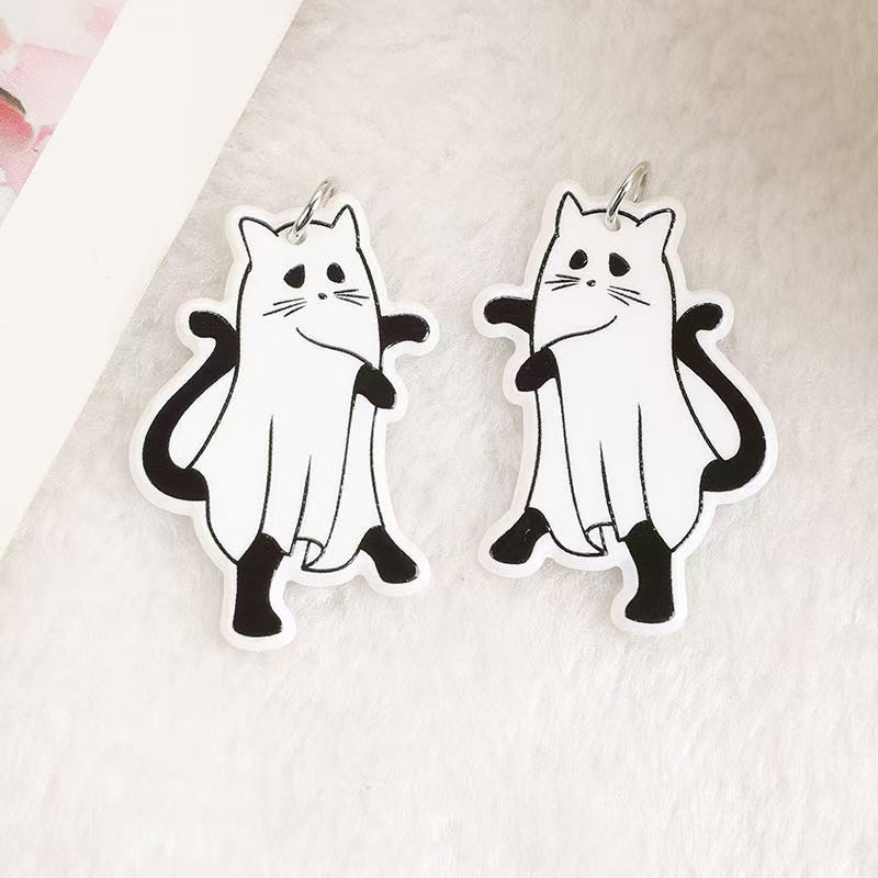 Acrylic spooky animal charm