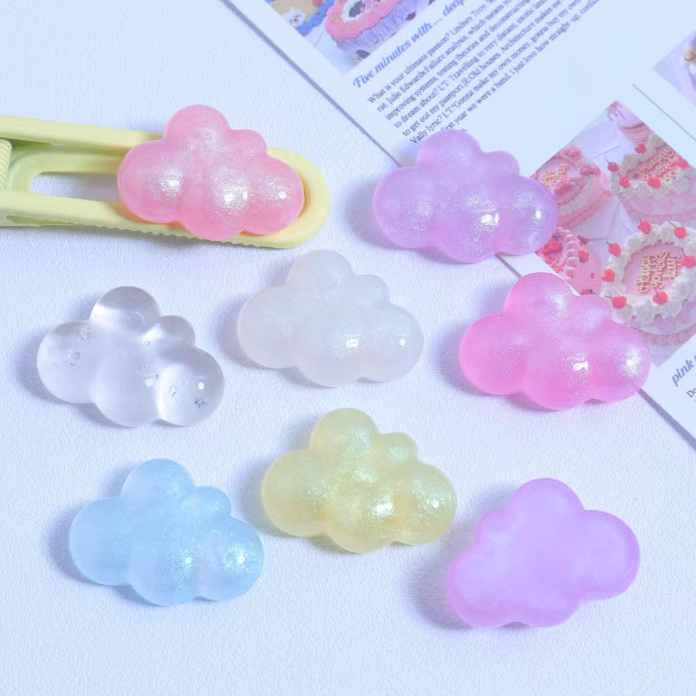 Flat back cloud charm