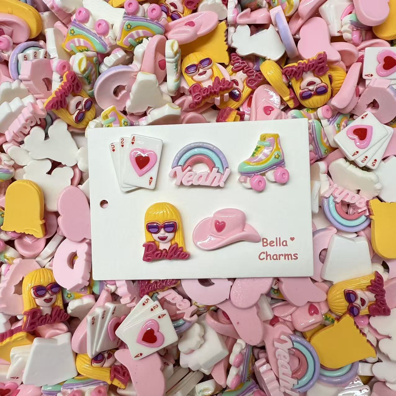 Barbie flat back charm