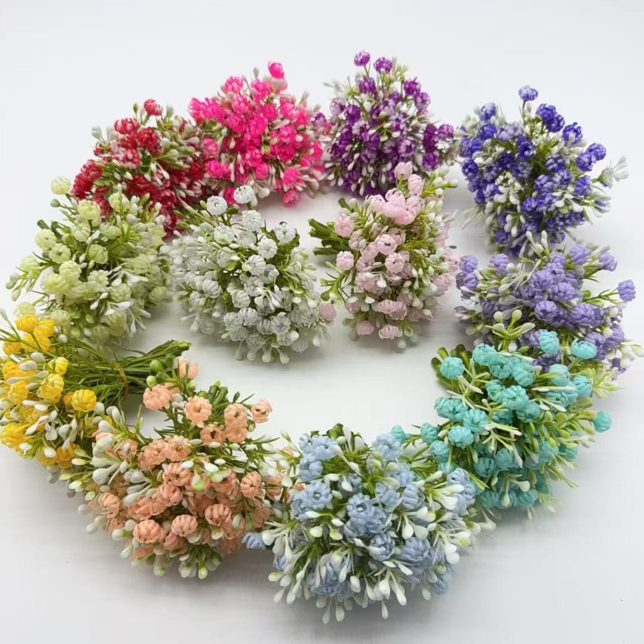 50 bouquets Mini Artificial Flower (Fit in mini Vase)