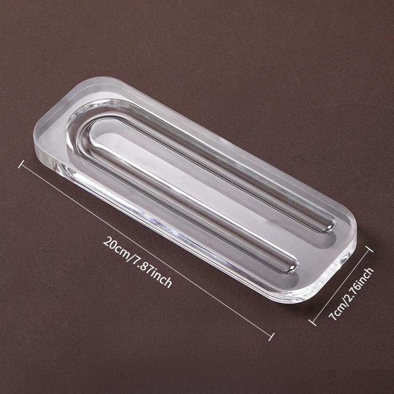 Gypsum Beading Tray, Clear Acrylic Beading Board for DIY Jewelry Making, Jewelry Design & Display Tray for Bracelets, Necklaces & Earrings