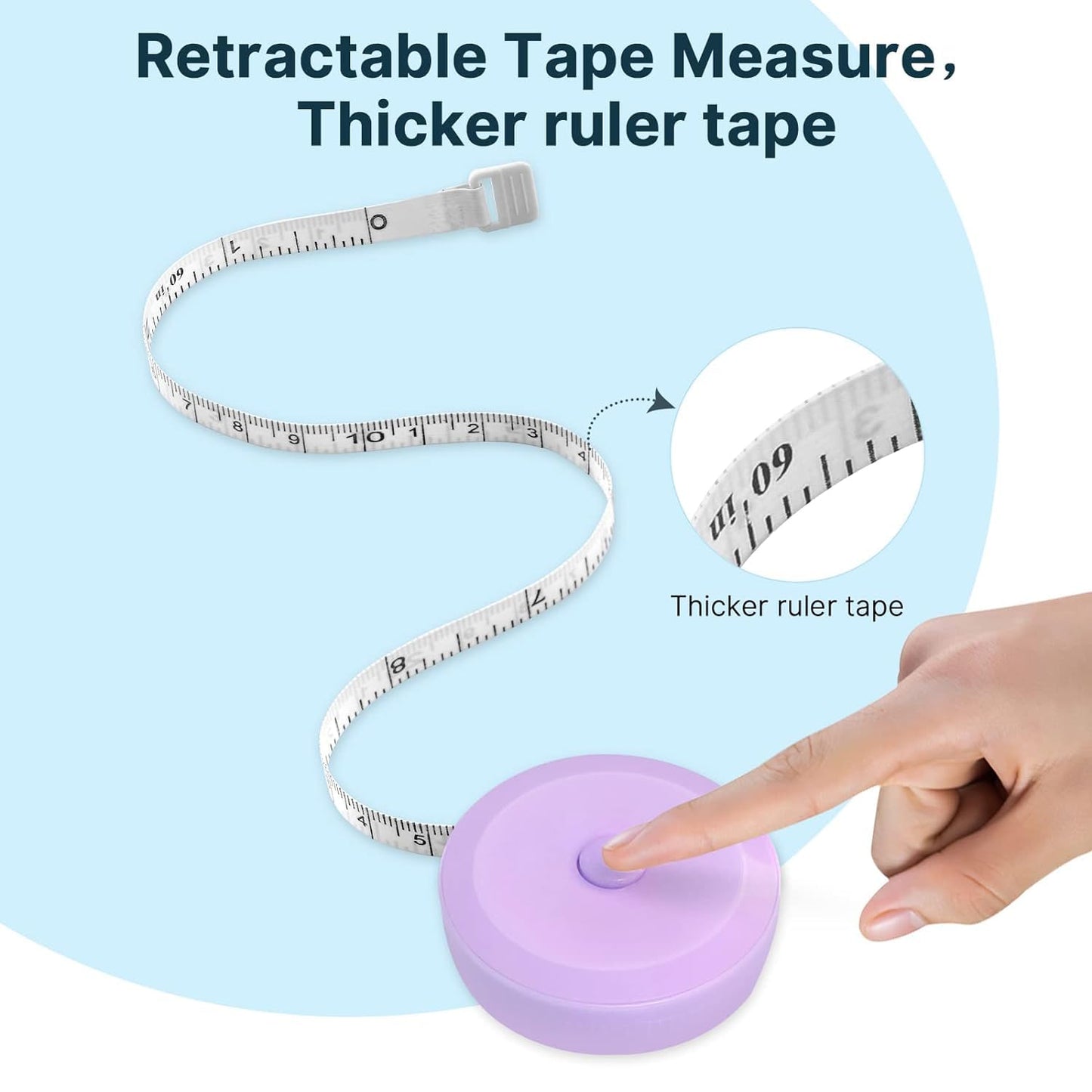4pcs 2M Soft Tape Measure