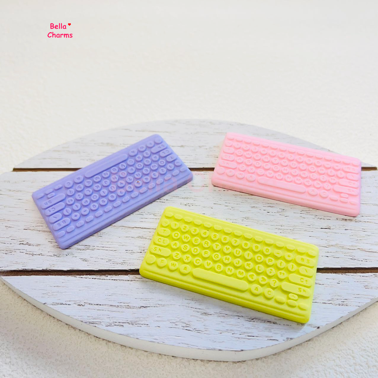 Mini Computer Keyboard Charm