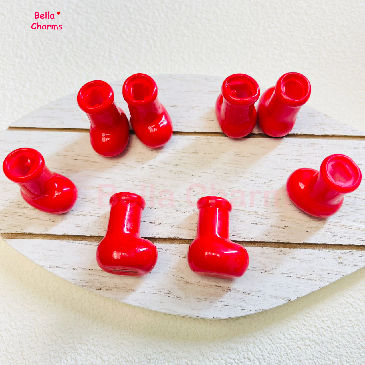Mini Red Boots Charm