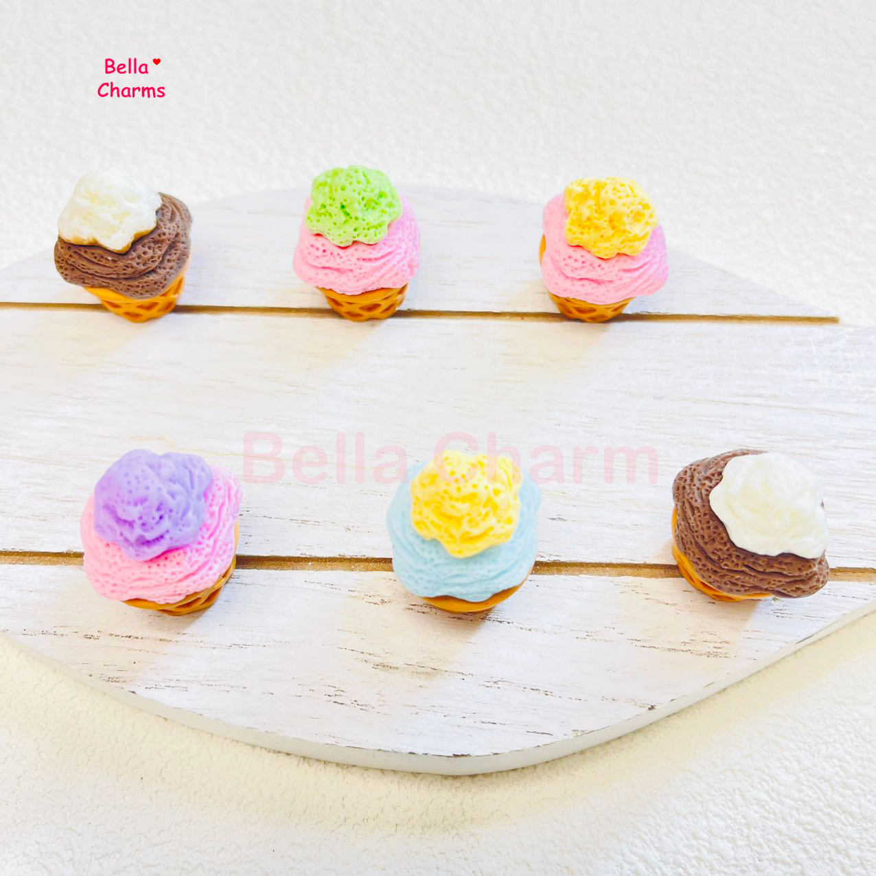 Colorful Ice Cream Charm