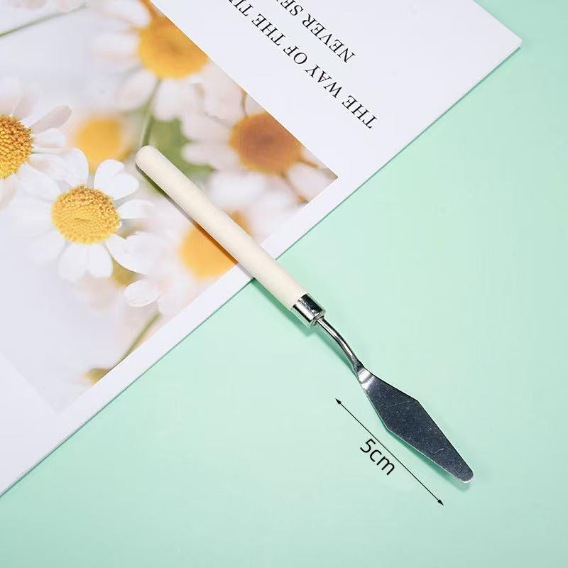6-Piece Cream Glue Spatula Set