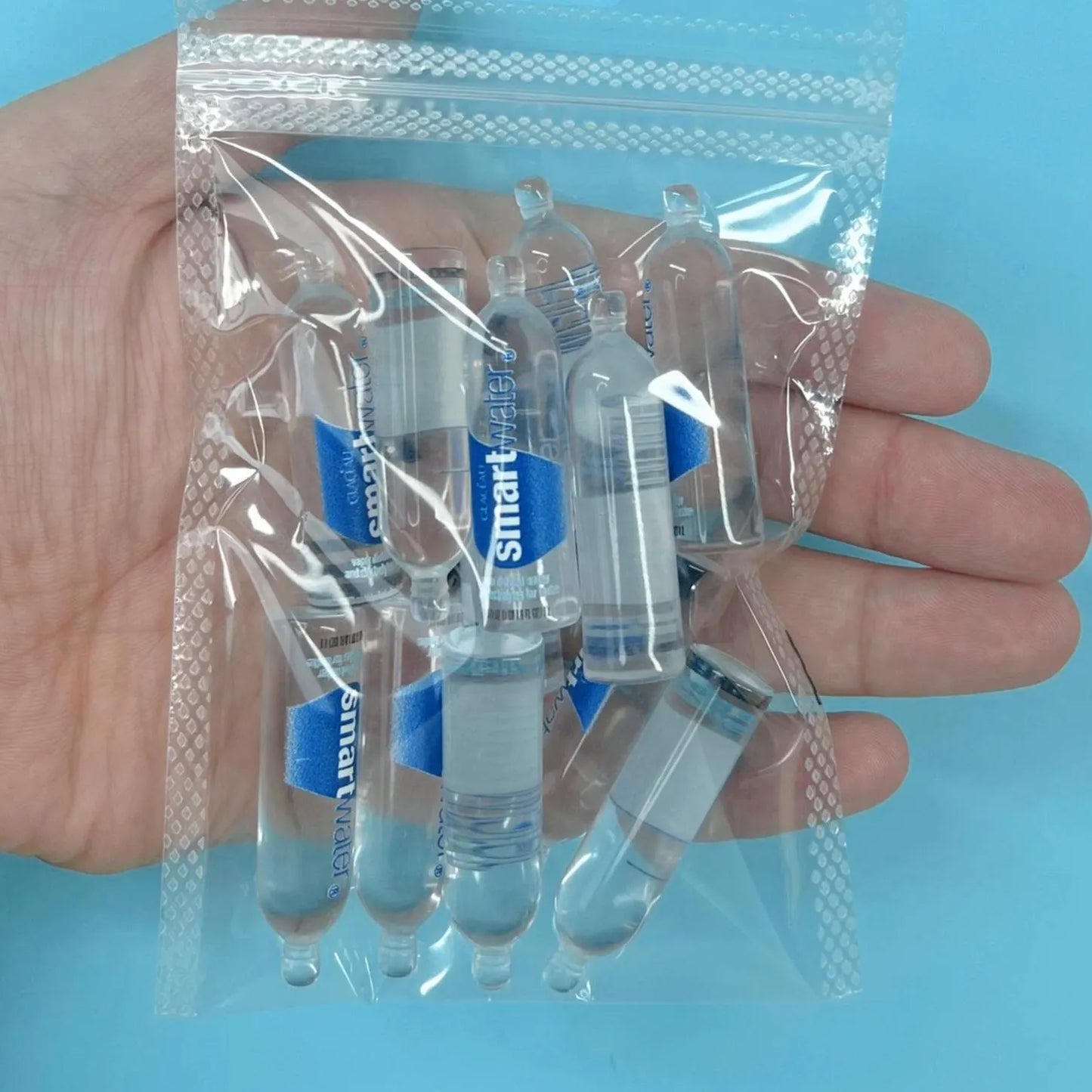 Dollhouse Kitchen Supply | DIY Craft Charm Accessory Miniature Water Bottle Model 12pcs Pack