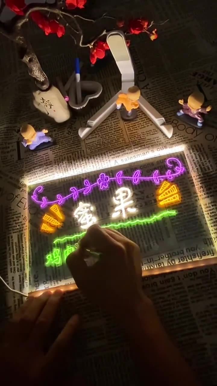 Portable Erasable LED Drawing