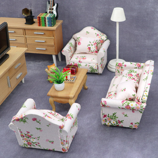 Mini Floral Sofa