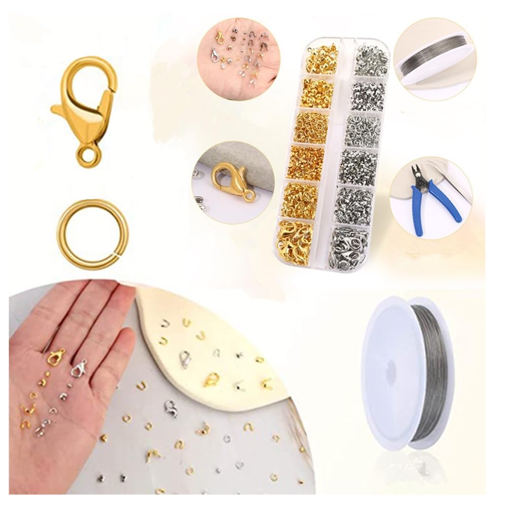 10-Grid Mixed Color Jewelry DIY Tool Kit