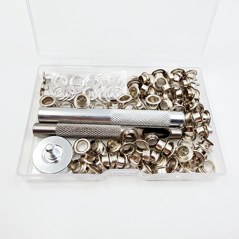 100 Sets Metal Grommet Eyelets Kit