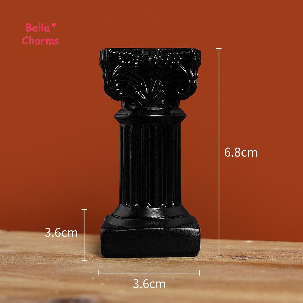 Mini Roman Column Candle Holder – Angel Figurine Toy