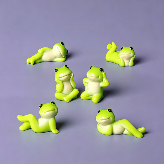 Cute Funny Frog Plush Doll Cartoon Frog Stuffed Toy Keychain Charms
