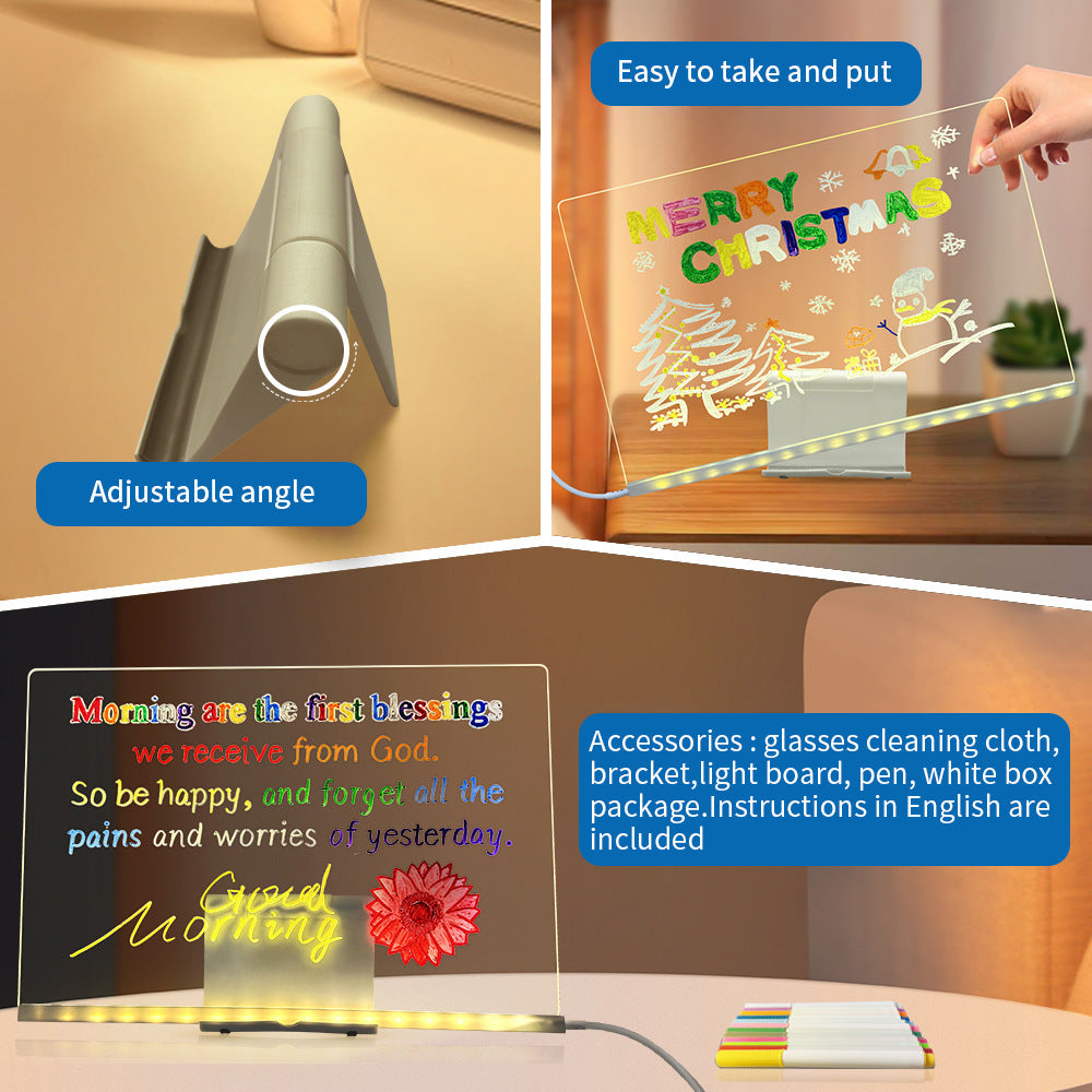 Portable Erasable LED Drawing